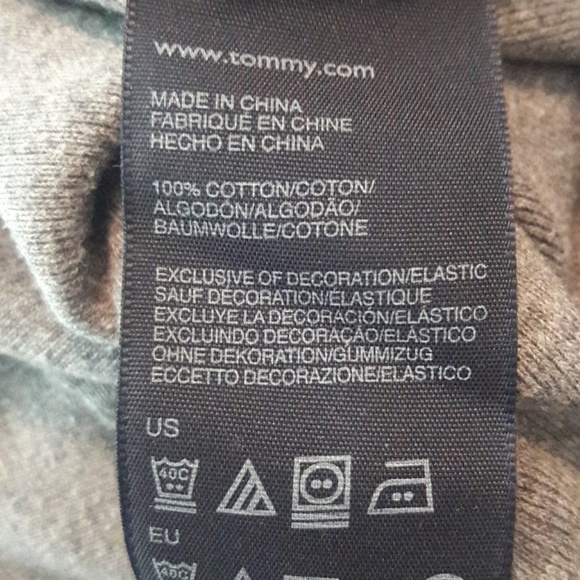 TOMMY HILFIGER Grey Slim Fit Dress - Picture 6 of 7